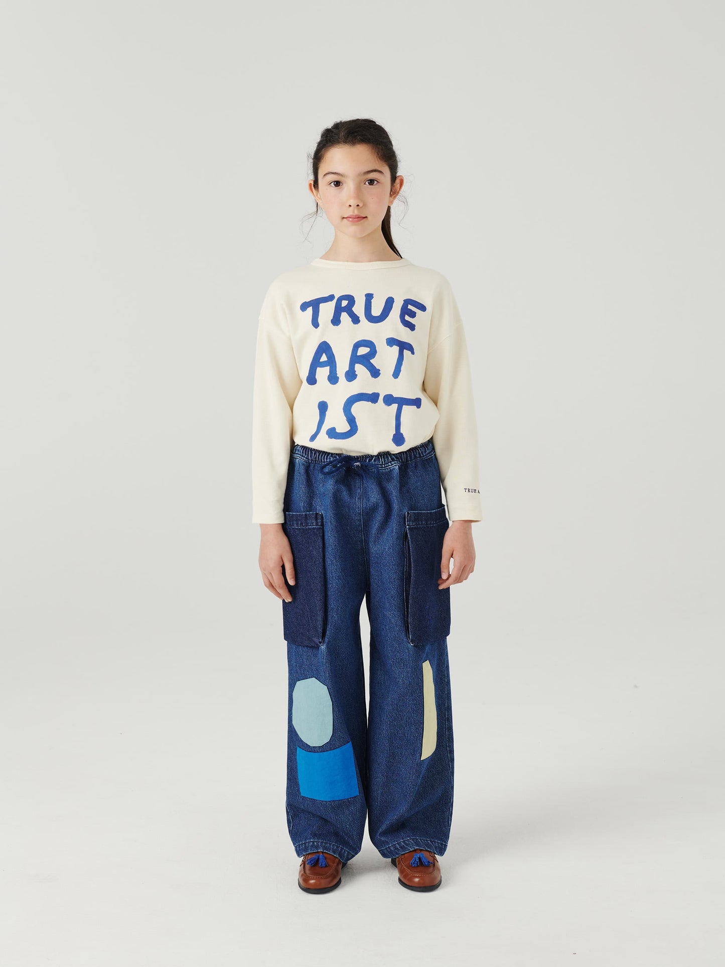 Collage Denim Trousers