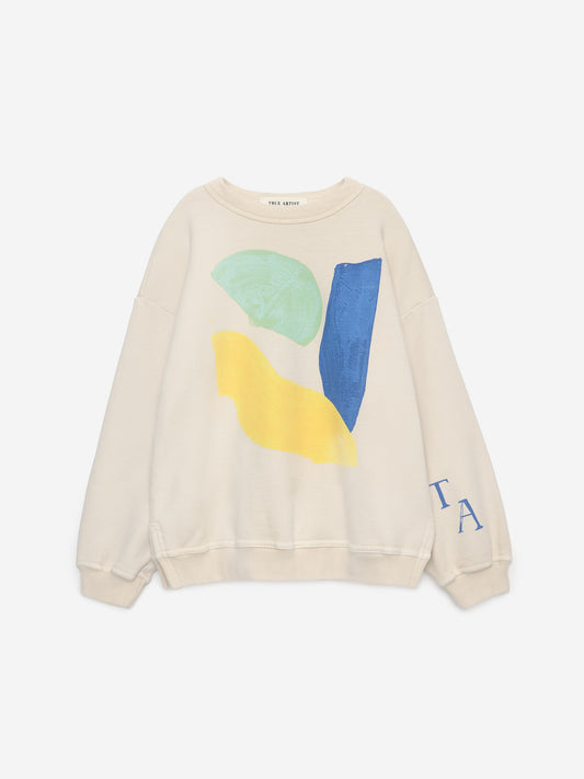 Papier Collé Bleu Sweatshirt