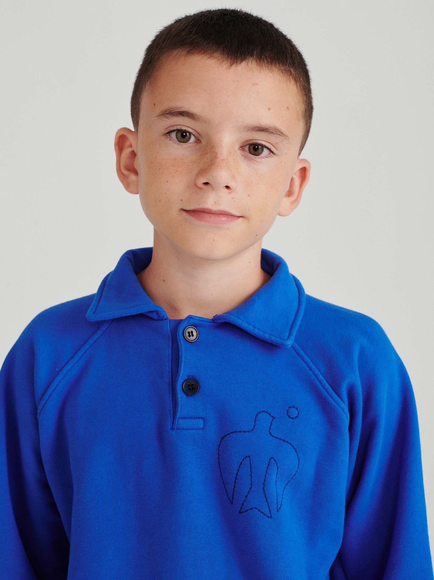 Polo Sweatshirt nº01 Sapphire Blue