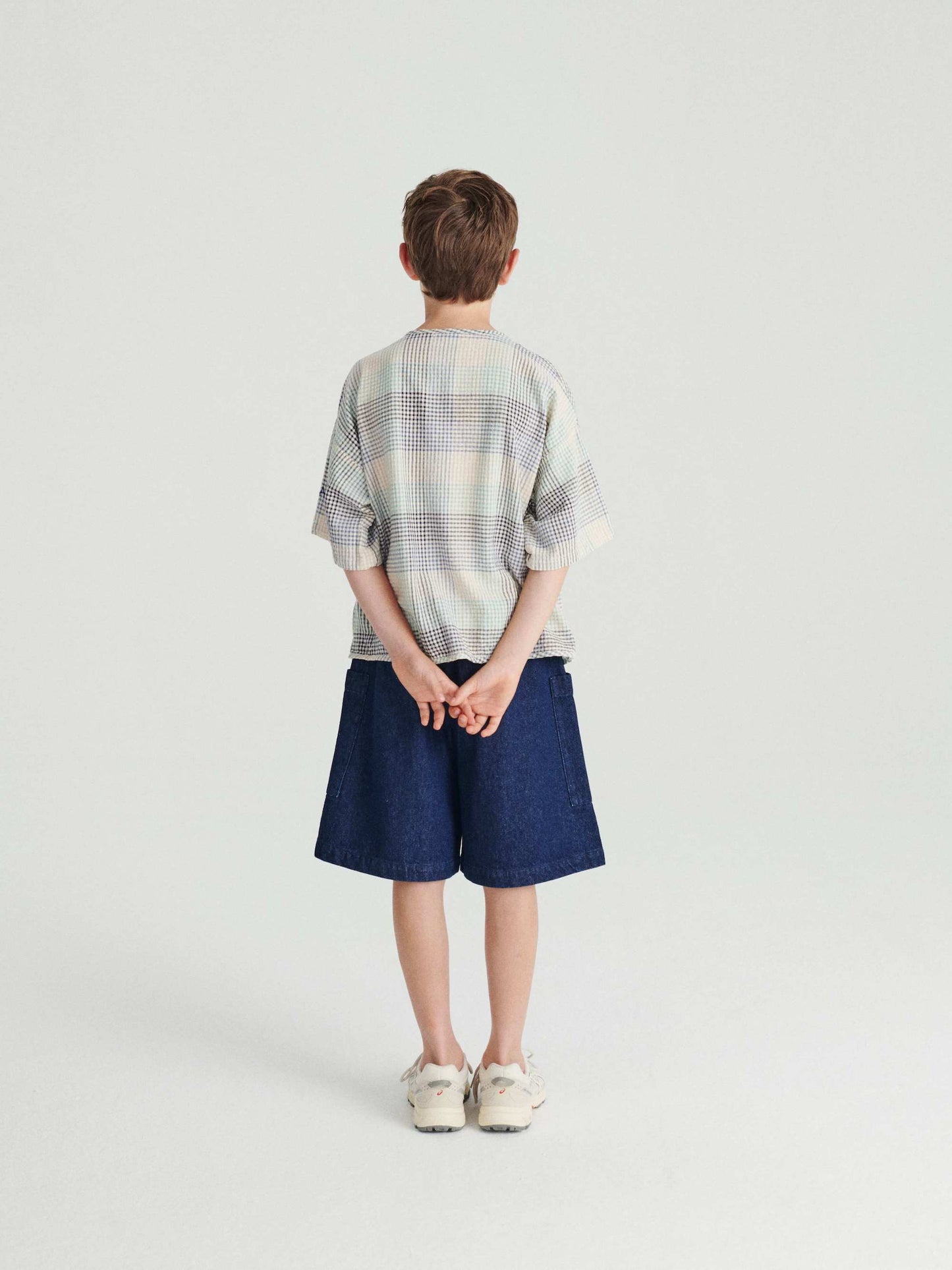 Shirt nº04 Turquoise Gray