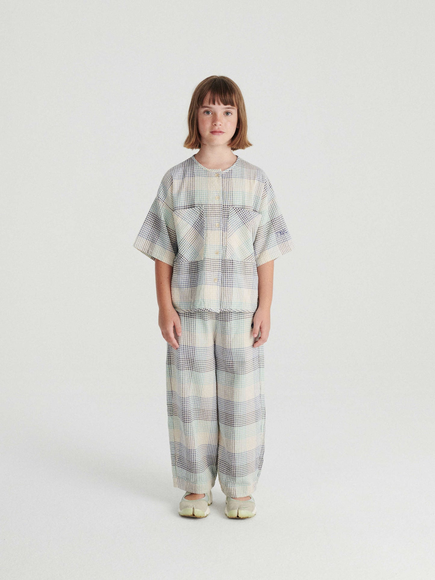 Trousers nº04 Turquoise Gray