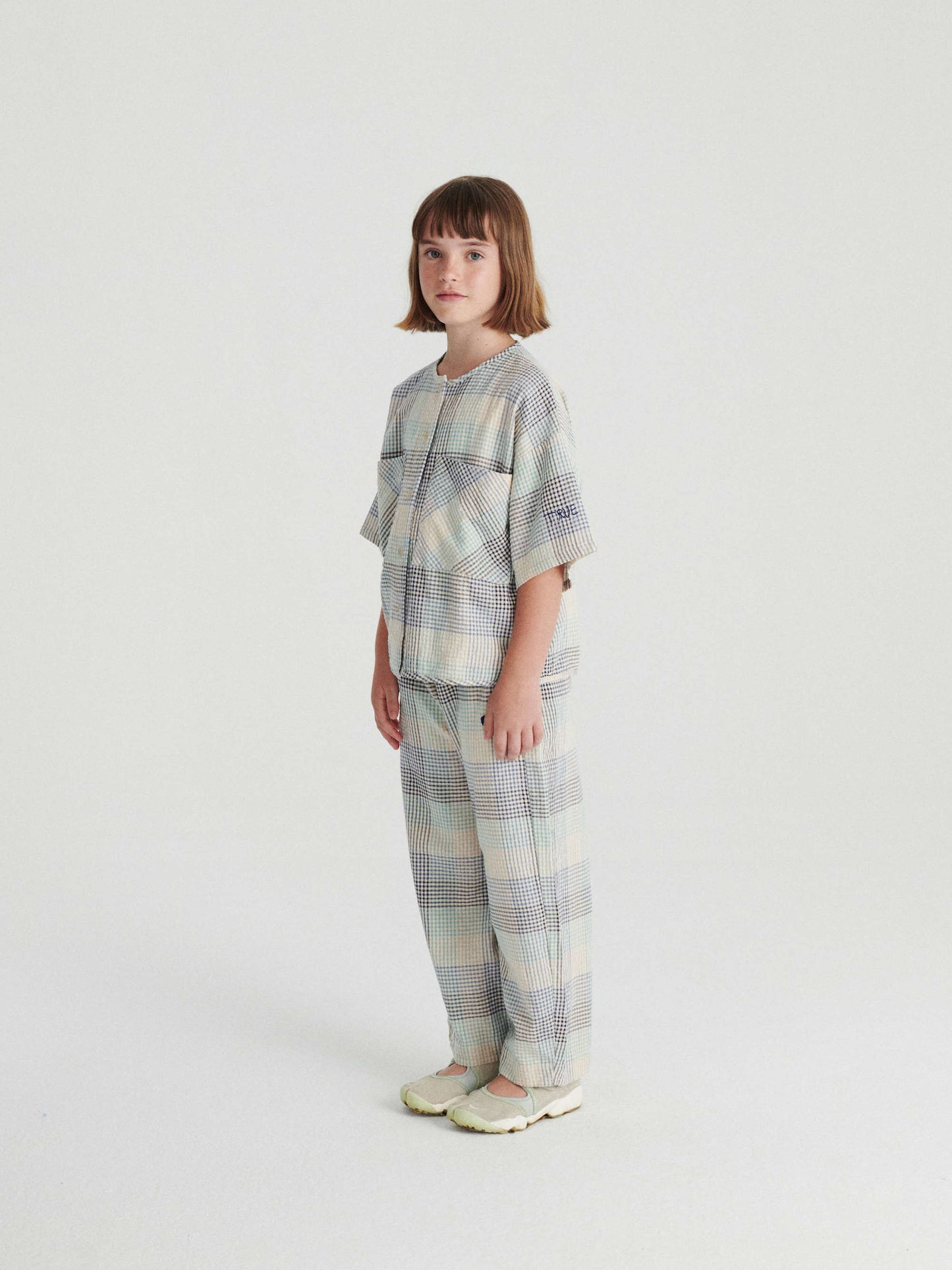 Trousers nº04 Turquoise Gray