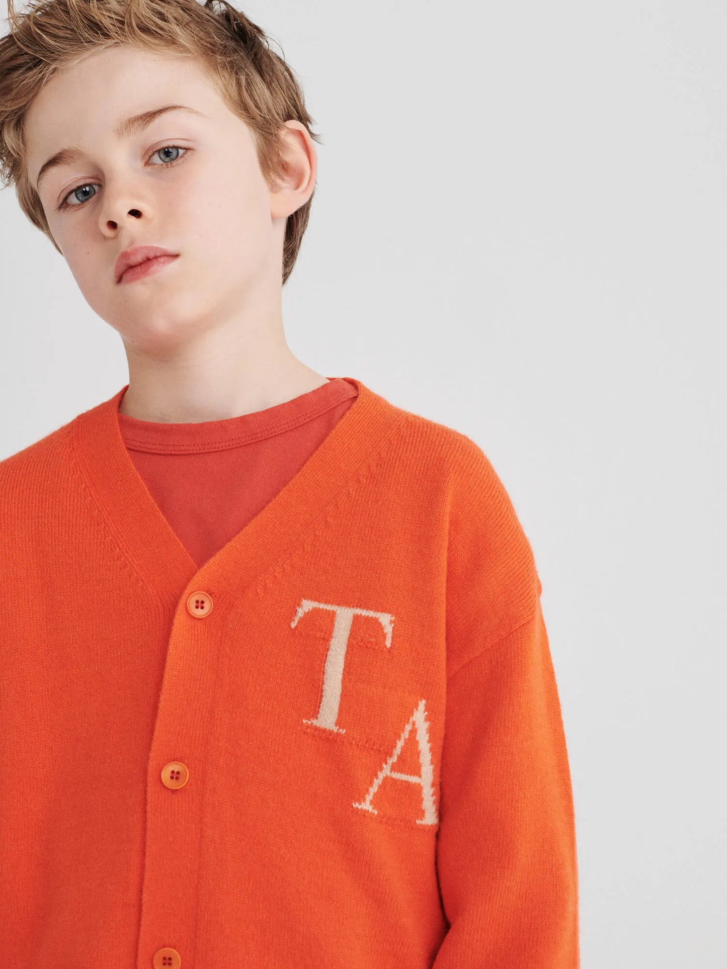 Cardigan nº04 Persimmon Orange