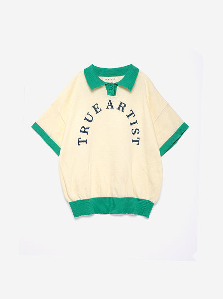 Knit Polo nº01 Elfin Yellow