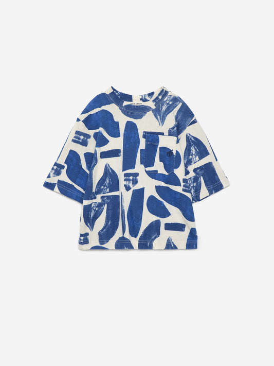 Papier Collé Bleu T-shirt