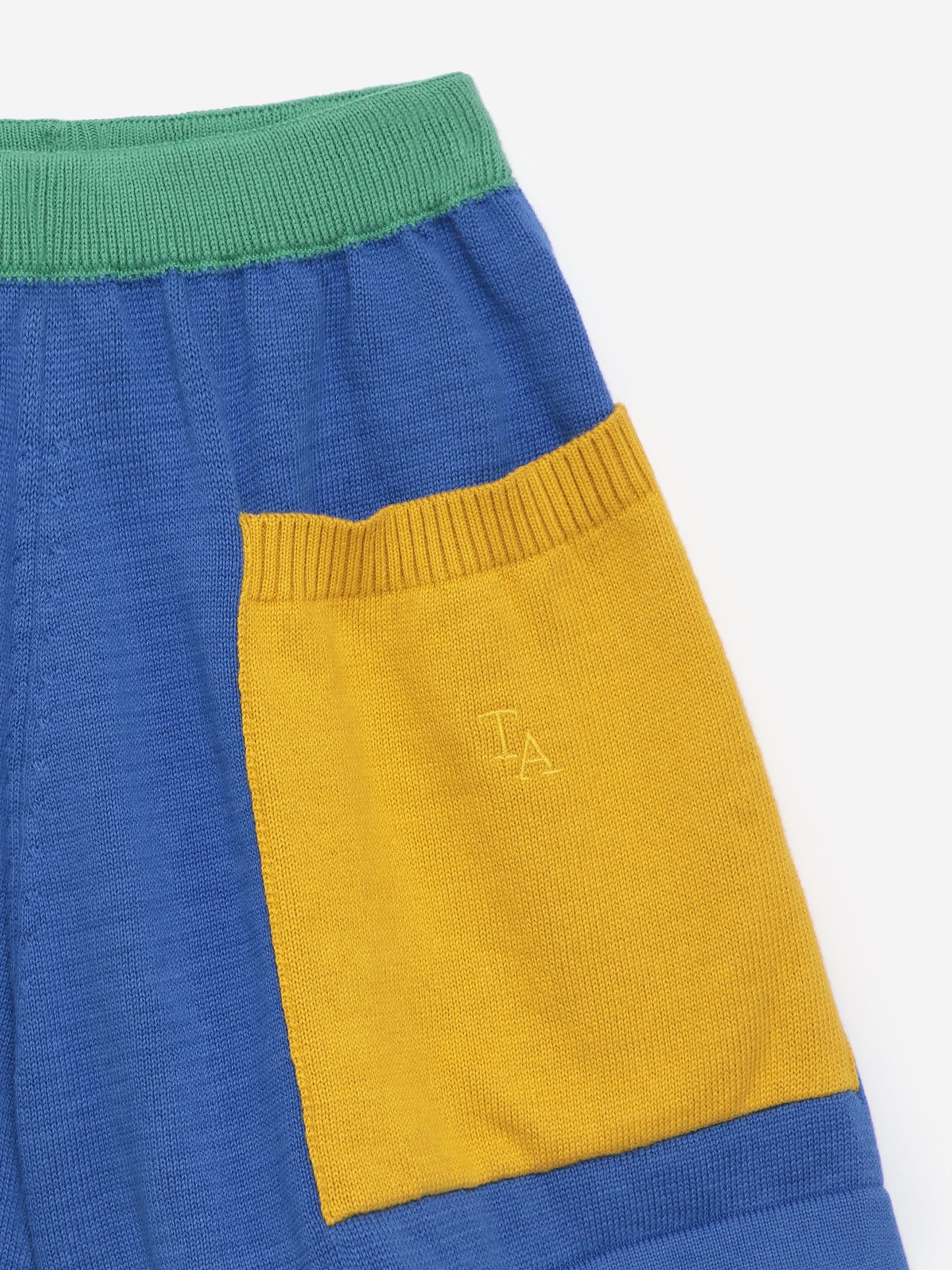 Papier Collé Couleur Knit Shorts