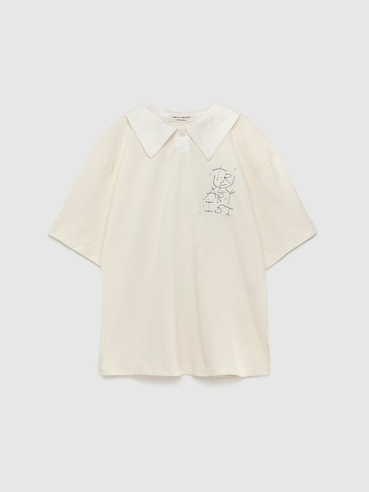 Polo T-shirt nº01 Cannoli Cream