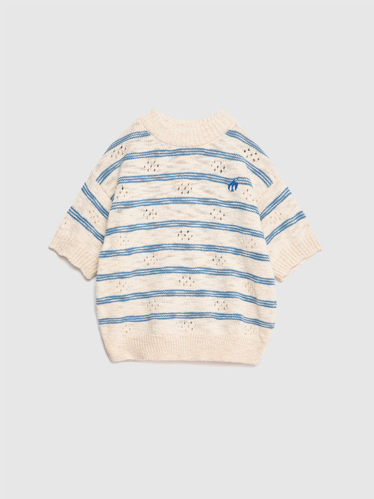 Knit T-shirt nº01 Campanula