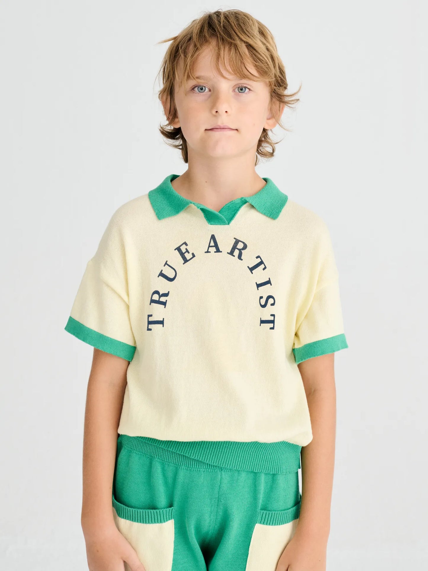 Knit Polo nº01 Elfin Yellow
