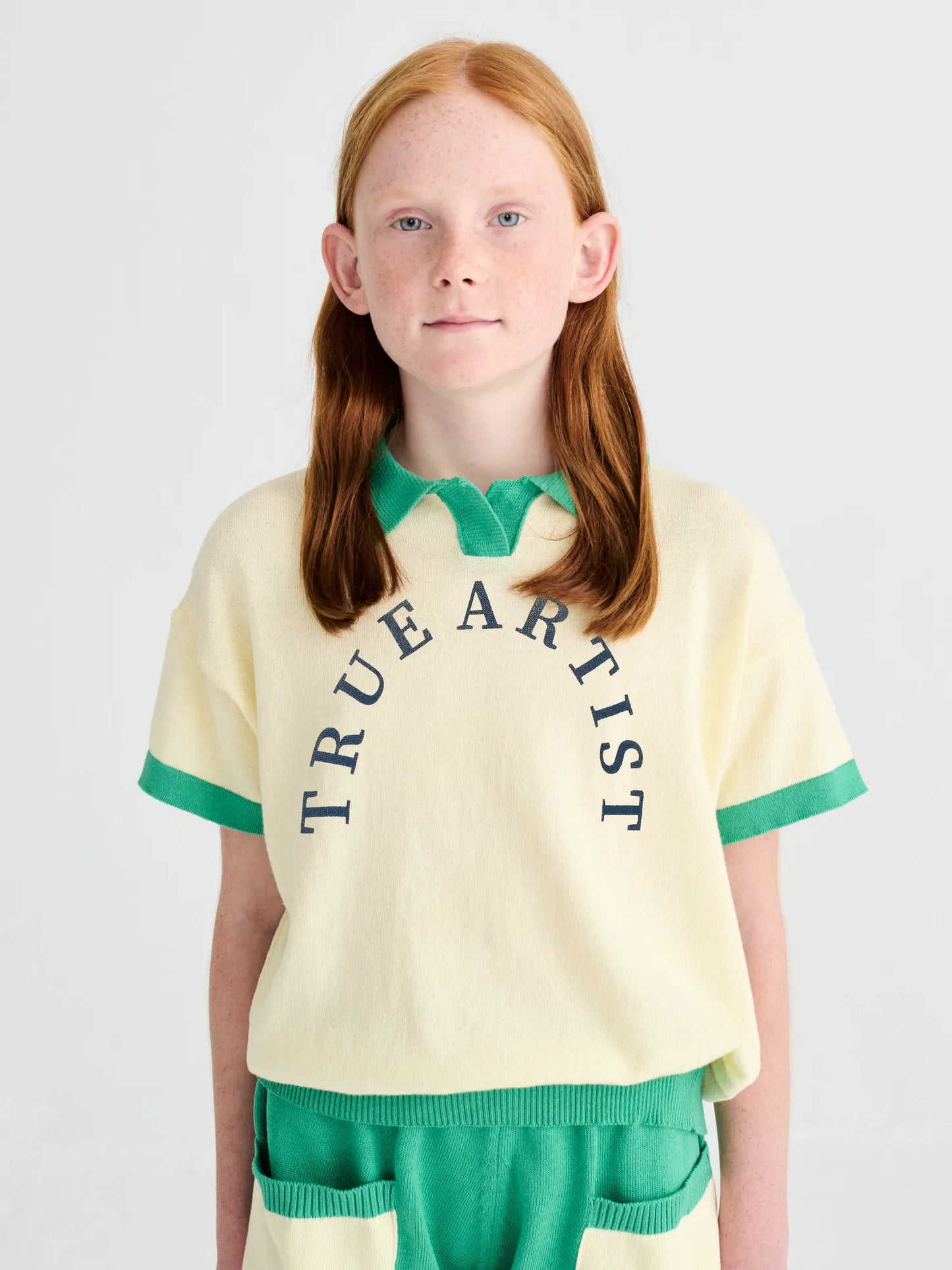 Knit Polo nº01 Elfin Yellow