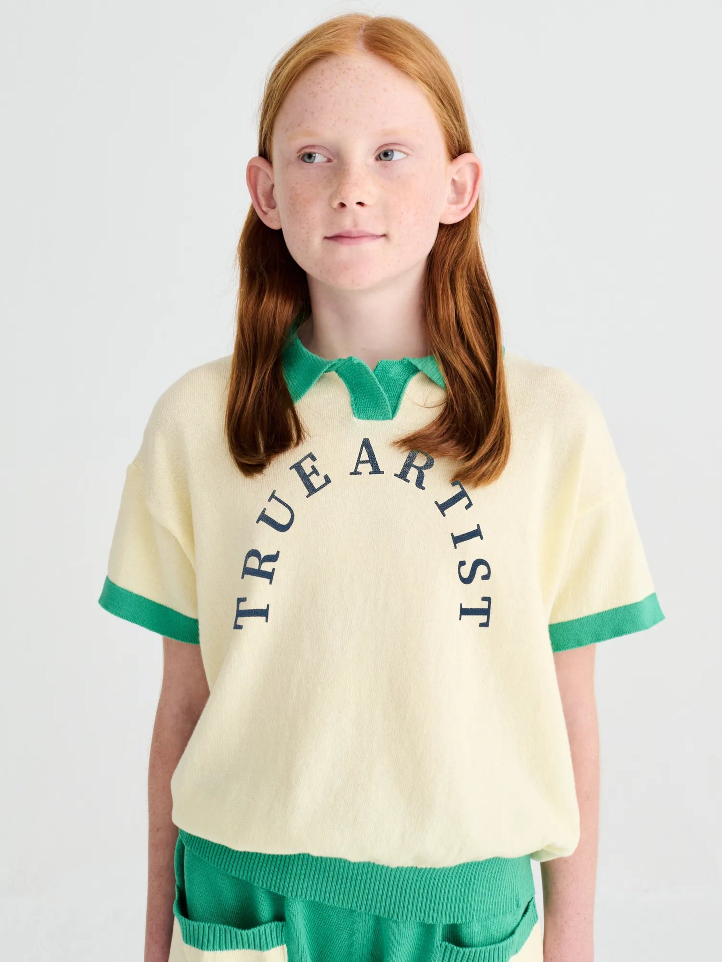 Knit Polo nº01 Elfin Yellow