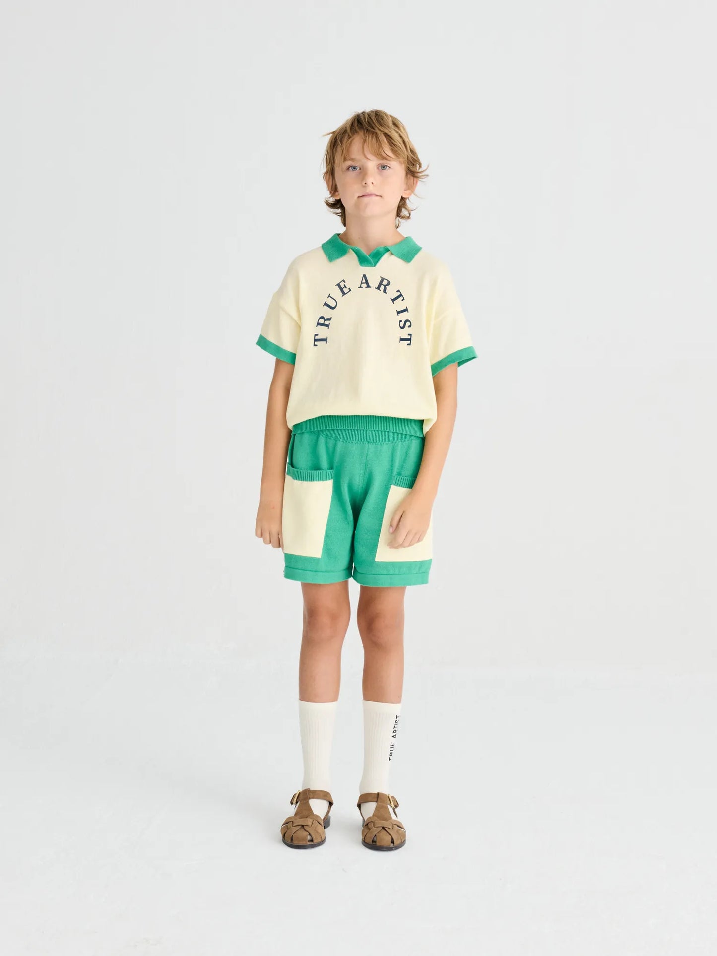 Knit Polo nº01 Elfin Yellow
