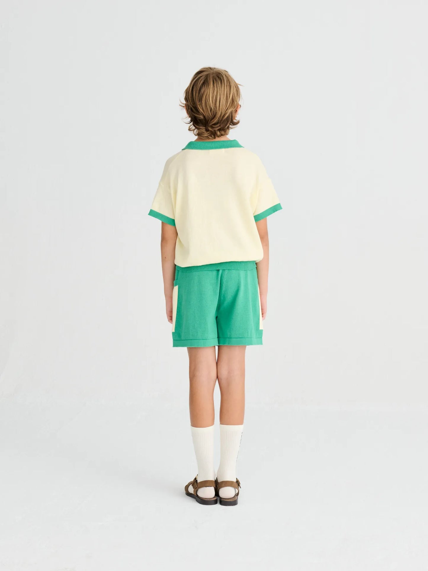 Knit Shorts nº01 Jade Green