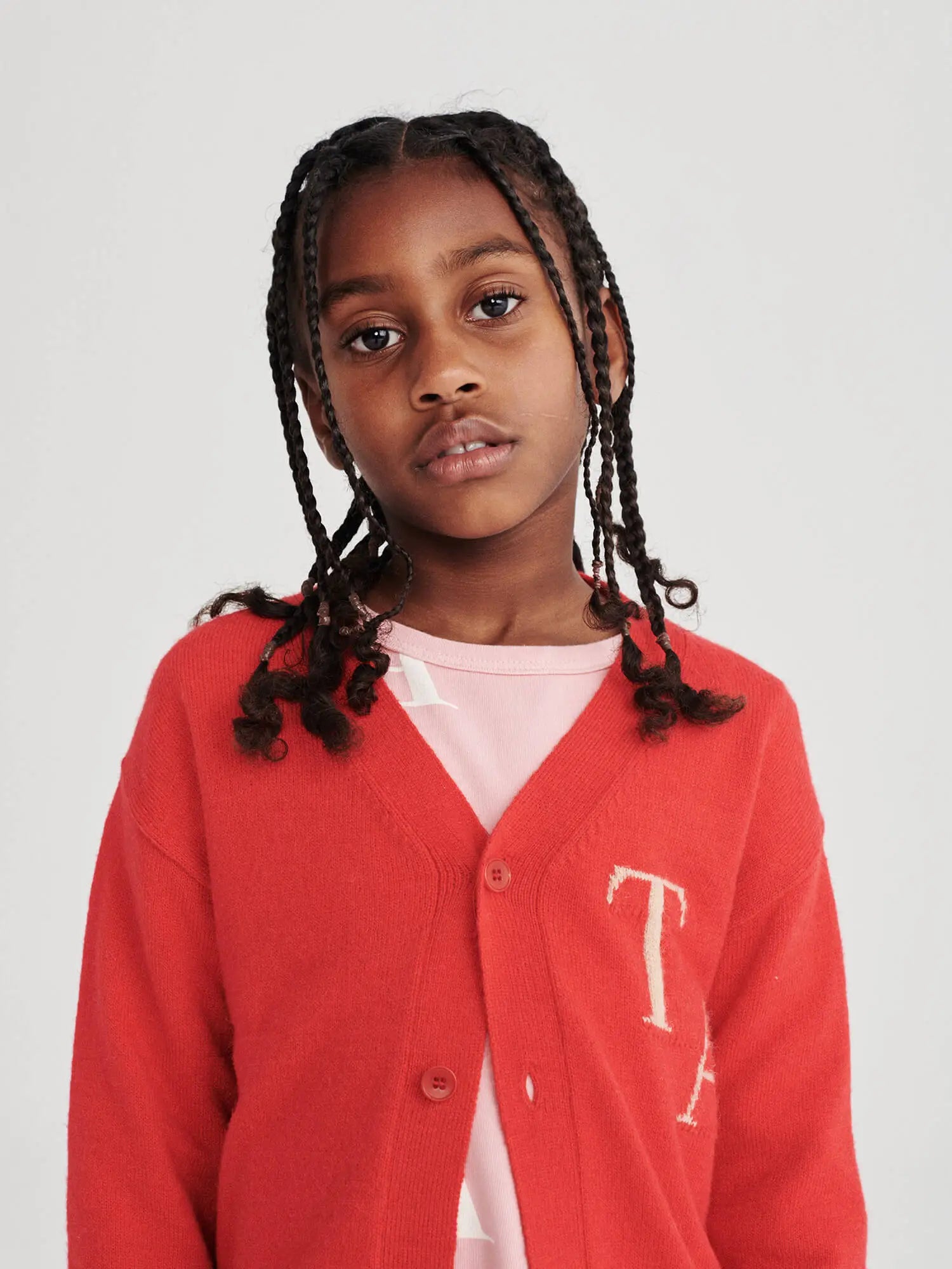 Cardigan nº04 Scarlet Red - True Artist Cardigan nº04 Scarlet Red - True Artist