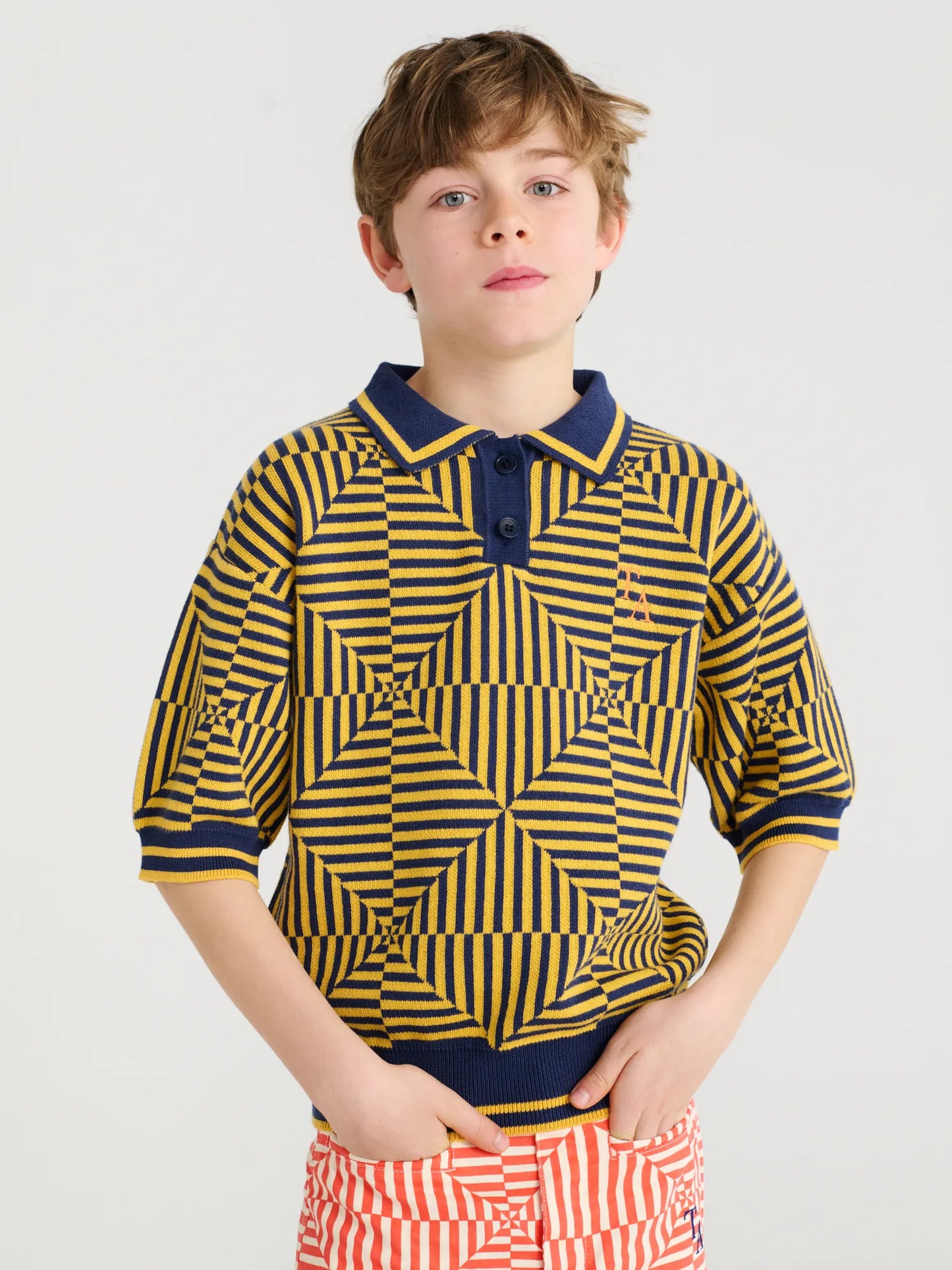 Kaleidoscope Knit Polo