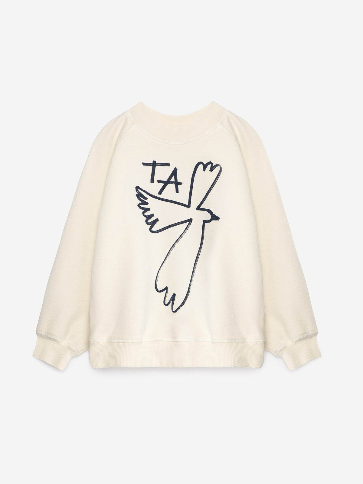 Sweatshirt nº01 Ivory White Bird
