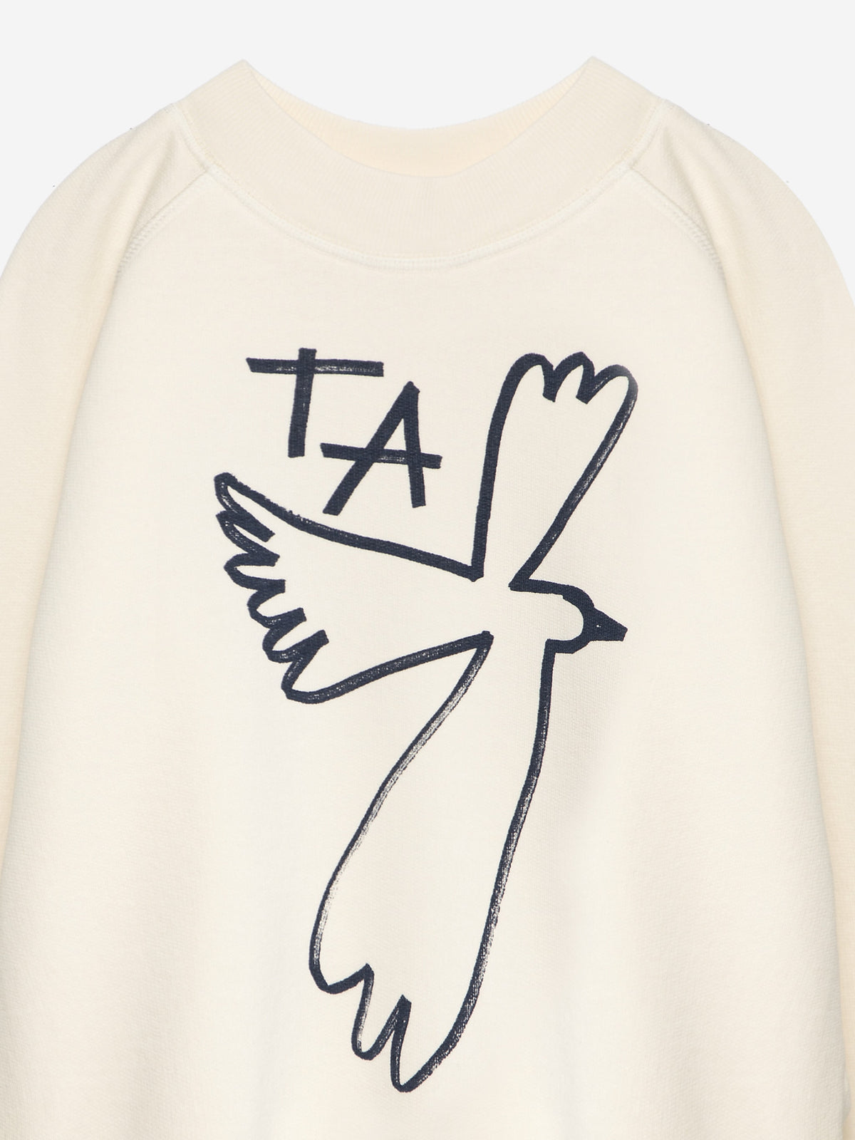 Sweatshirt nº01 Ivory White Bird