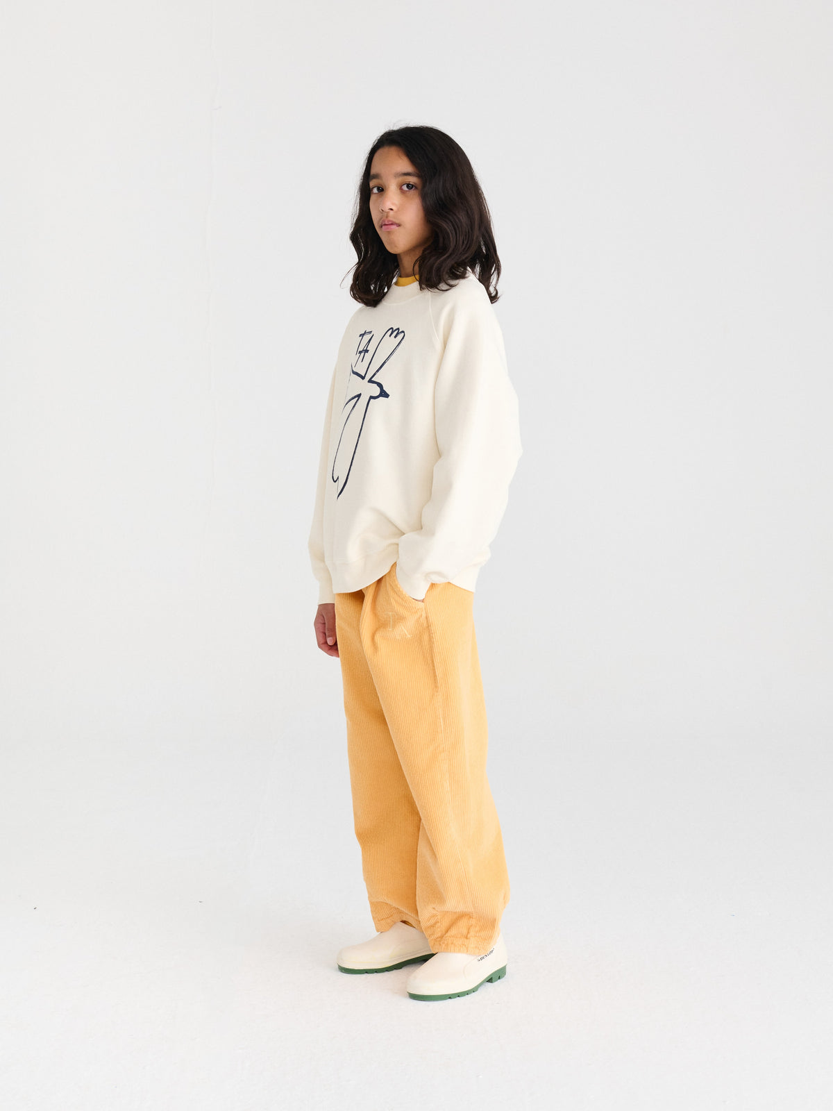 Sweatshirt nº01 Ivory White Bird