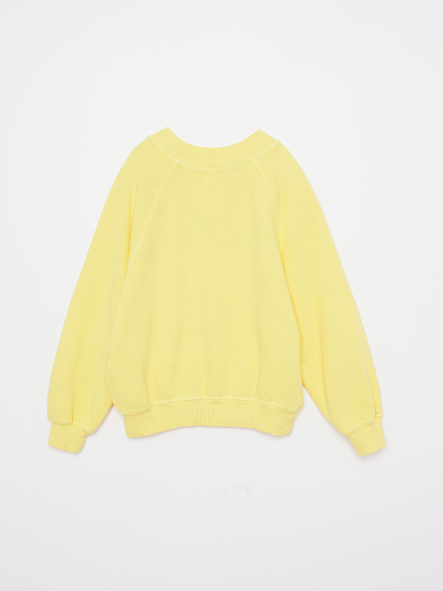 Lemon yellow sweatshirt sale