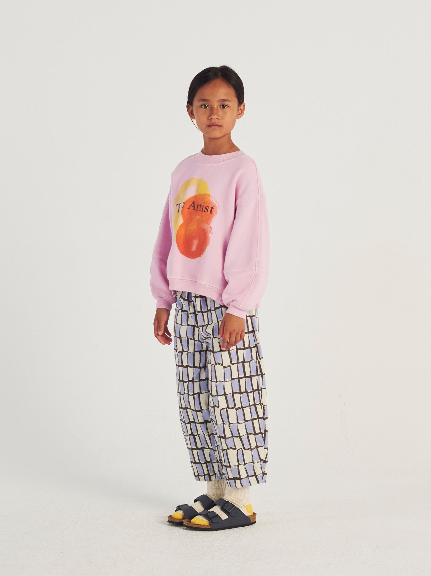 Printed cocoon pants